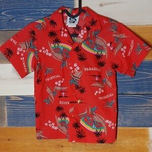 Hilo Hattie Hawaiian Shirt Tropical Paradise 10